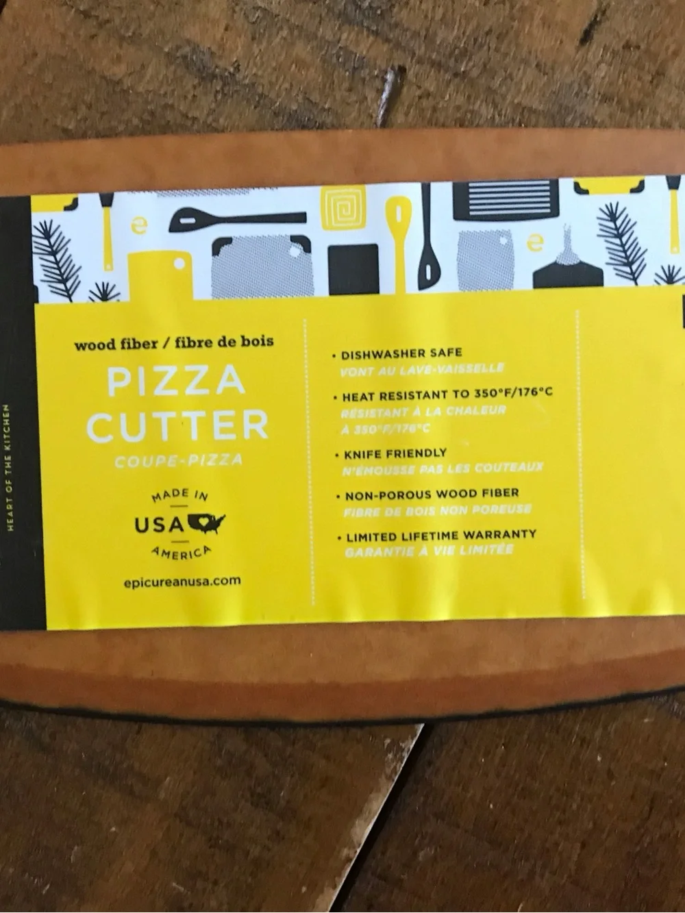 Epicurean Pizza Cutter 16” New